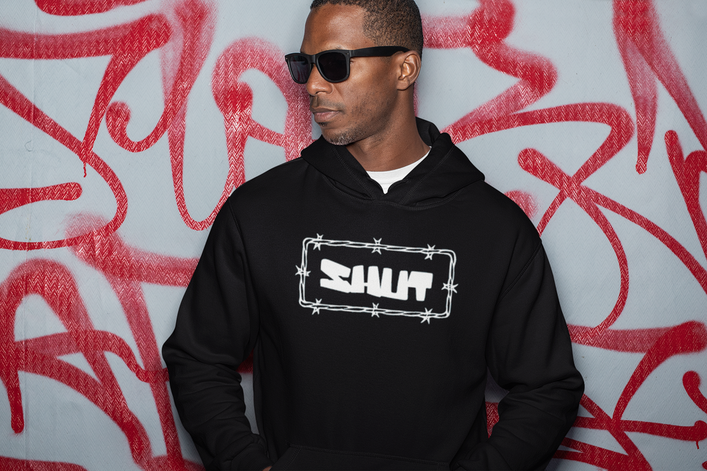 SHUT BARB PULLOVER HOODIE