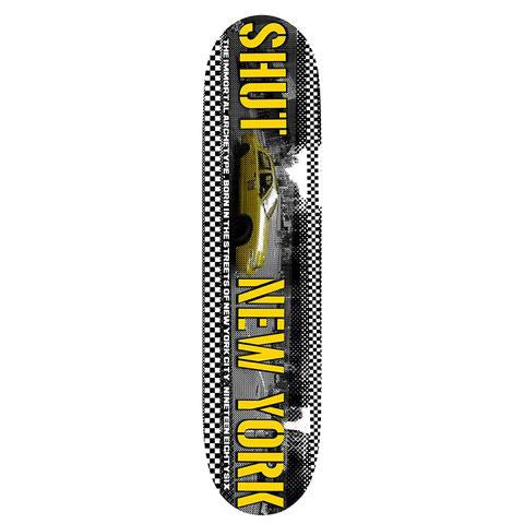 SATURDAYS × shut skateboard Deck SHUT NYC Taxi Deck – SHUT Skateboards